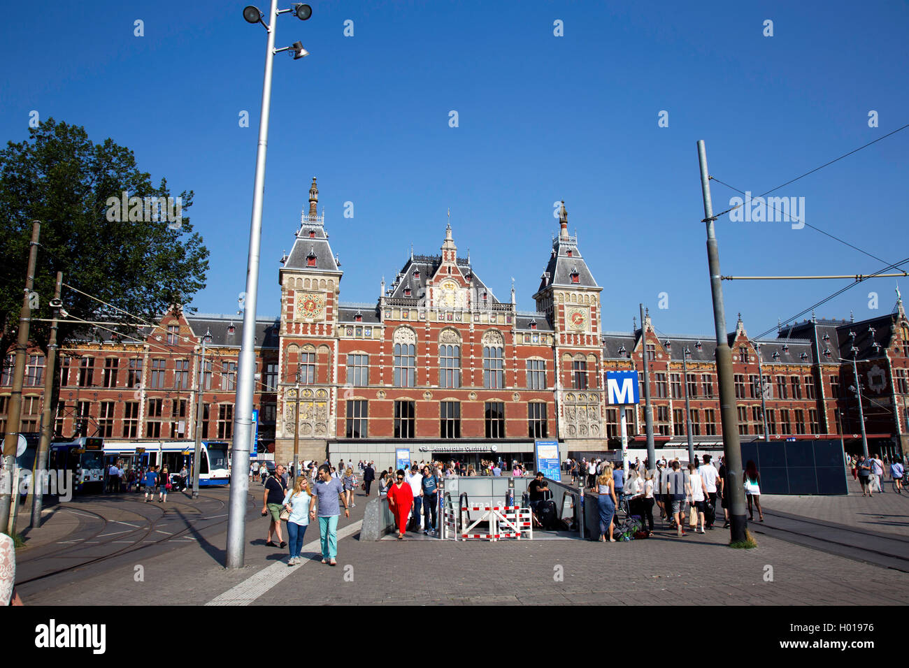 Amsterdam Centraal Station Foto de stock