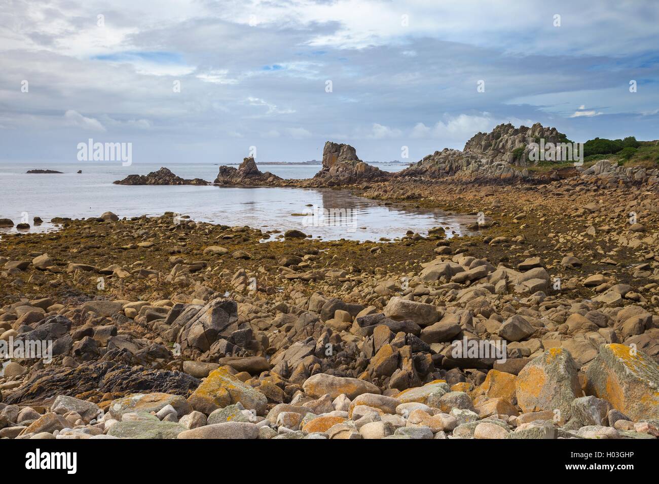 Periglis, Santa Inés, Isles of Scilly, Inglaterra Foto de stock