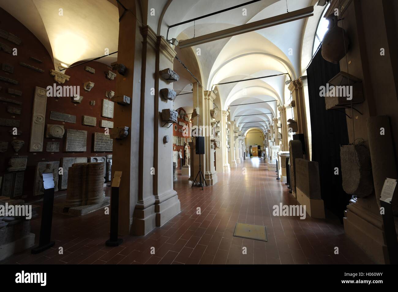 Los Museos Cívicos de Reggio Emilia. Palacio de museo en Reggio Emilia, Italia, Europa Foto de stock