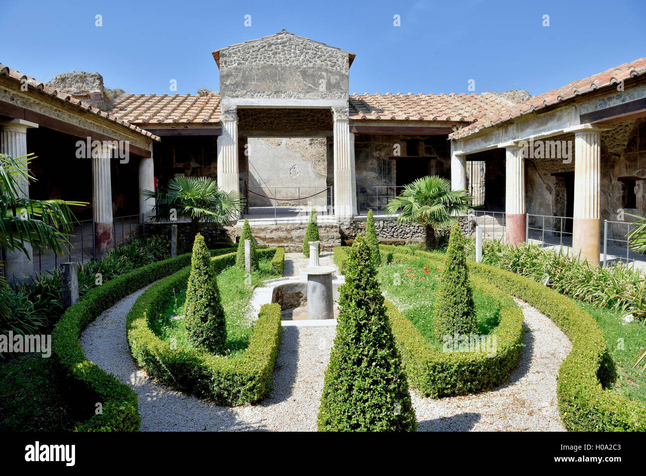 Casa de Venus, la antigua ciudad de Pompeya, Campania, Italia Foto de stock