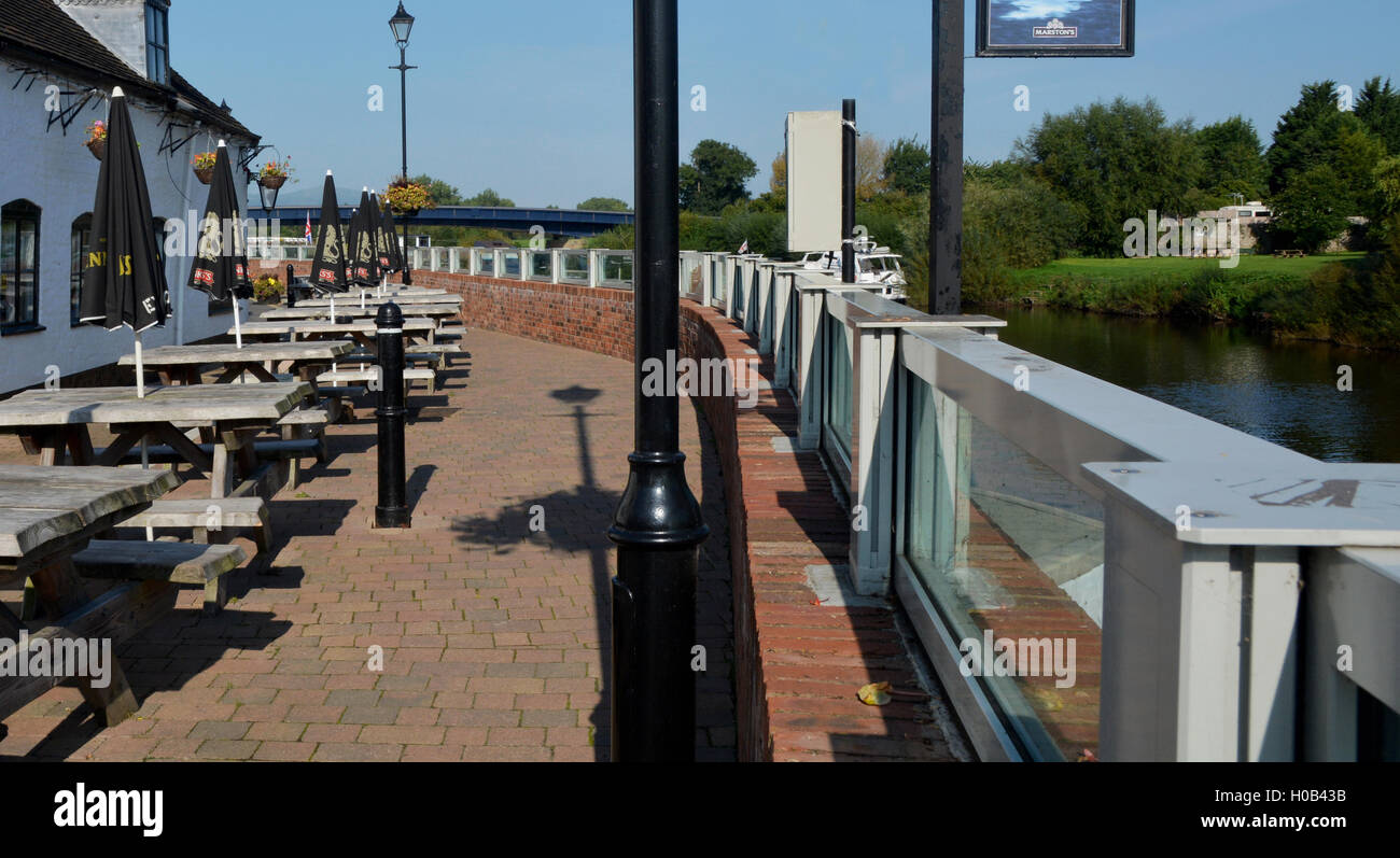 La ciudad de UptonuponSevern tiene un largo historial de inundaciones