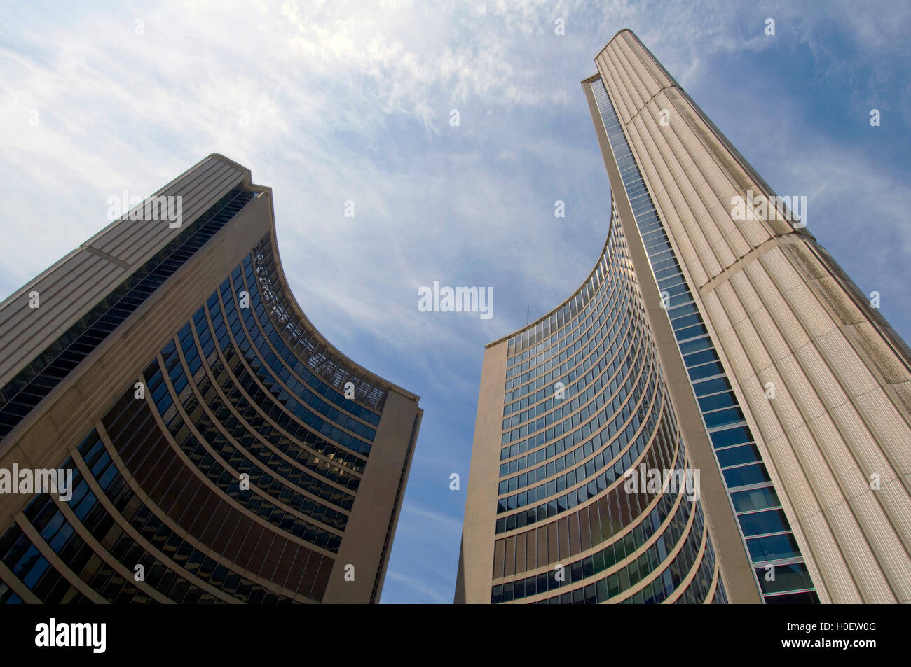 Toronto City Hall en Ontario, Canadá Foto de stock