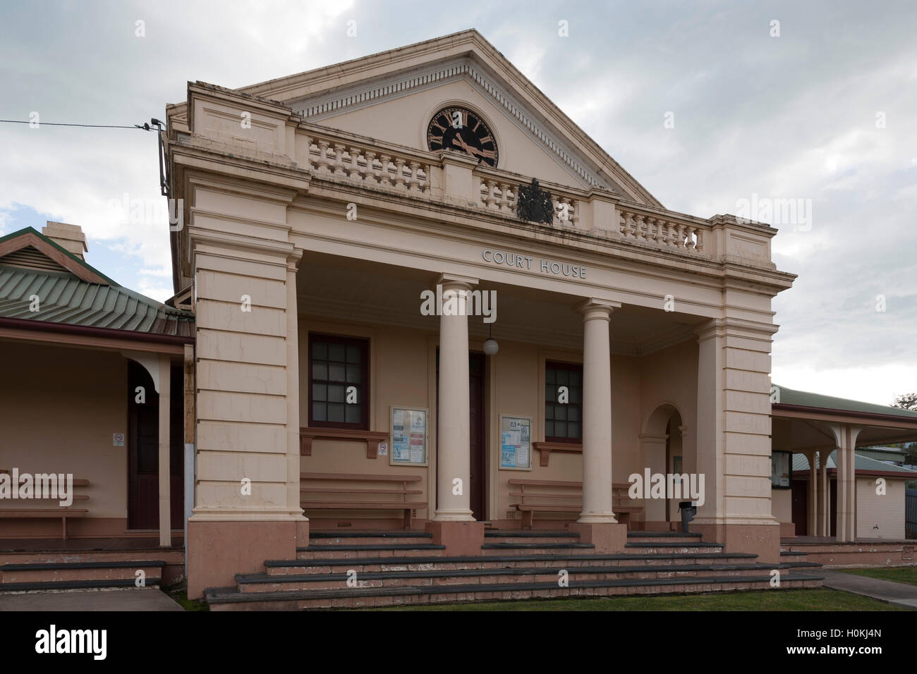 La histórica arquitectura de estilo renacimiento griego del patrimonio