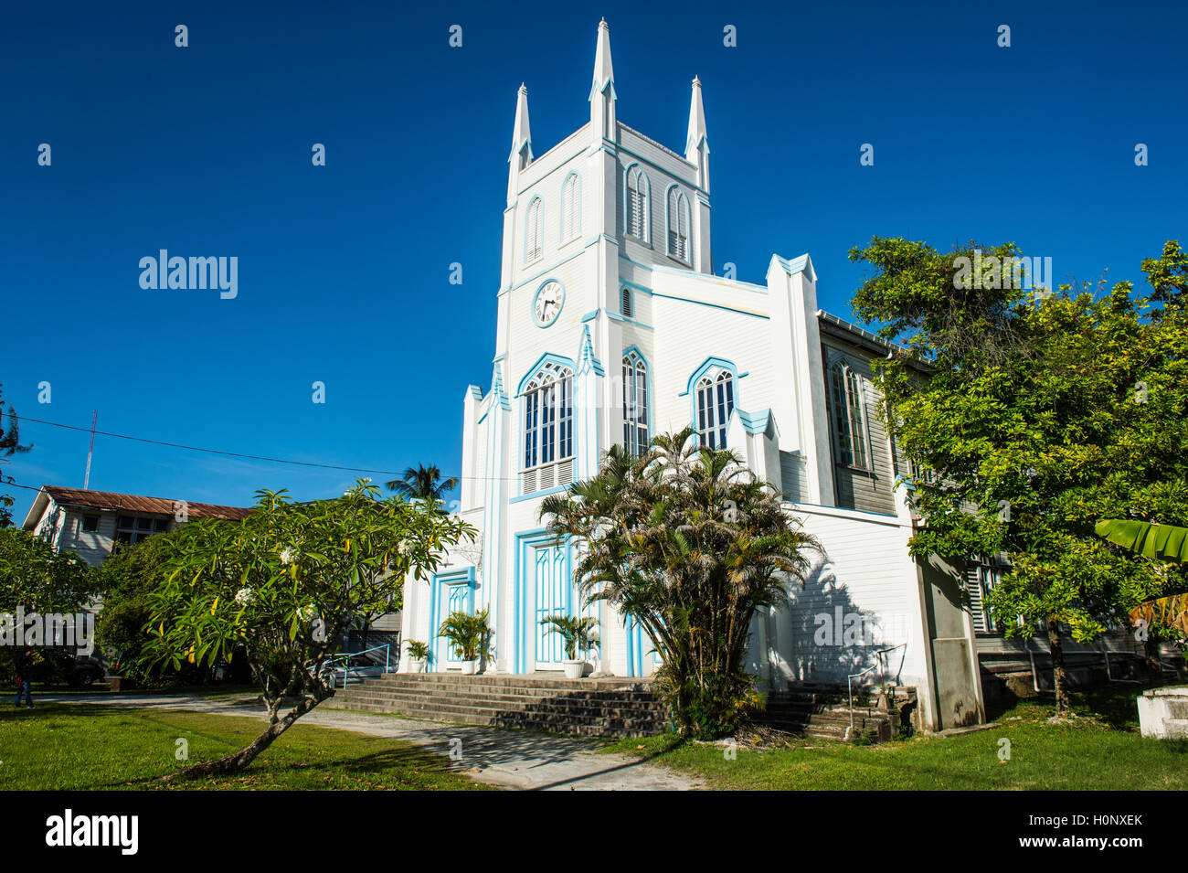La Iglesia de Cristo, Georgetown, Guyana Foto de stock