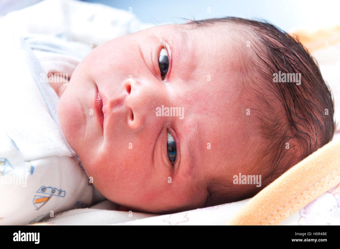 Bebe Recien Nacido Enojado Cara Mirando A La Camara Fotografia De Stock Alamy Bebe Recien Nacido Enojado Cara Mirando A La Camara Fotografia De Stock Alamy