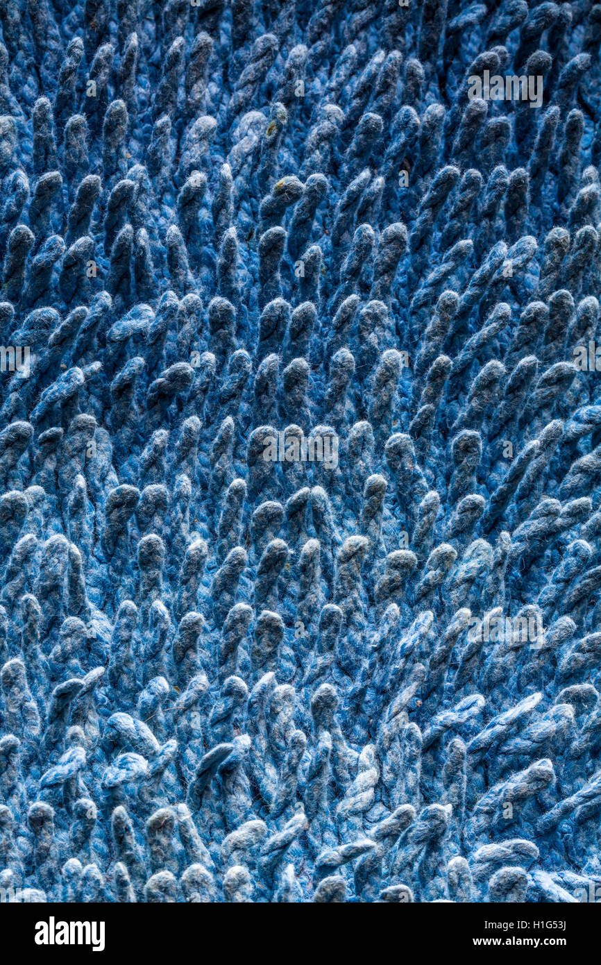 Textura de alfombra azul fondo de alfombra azul limpio de primer plano
