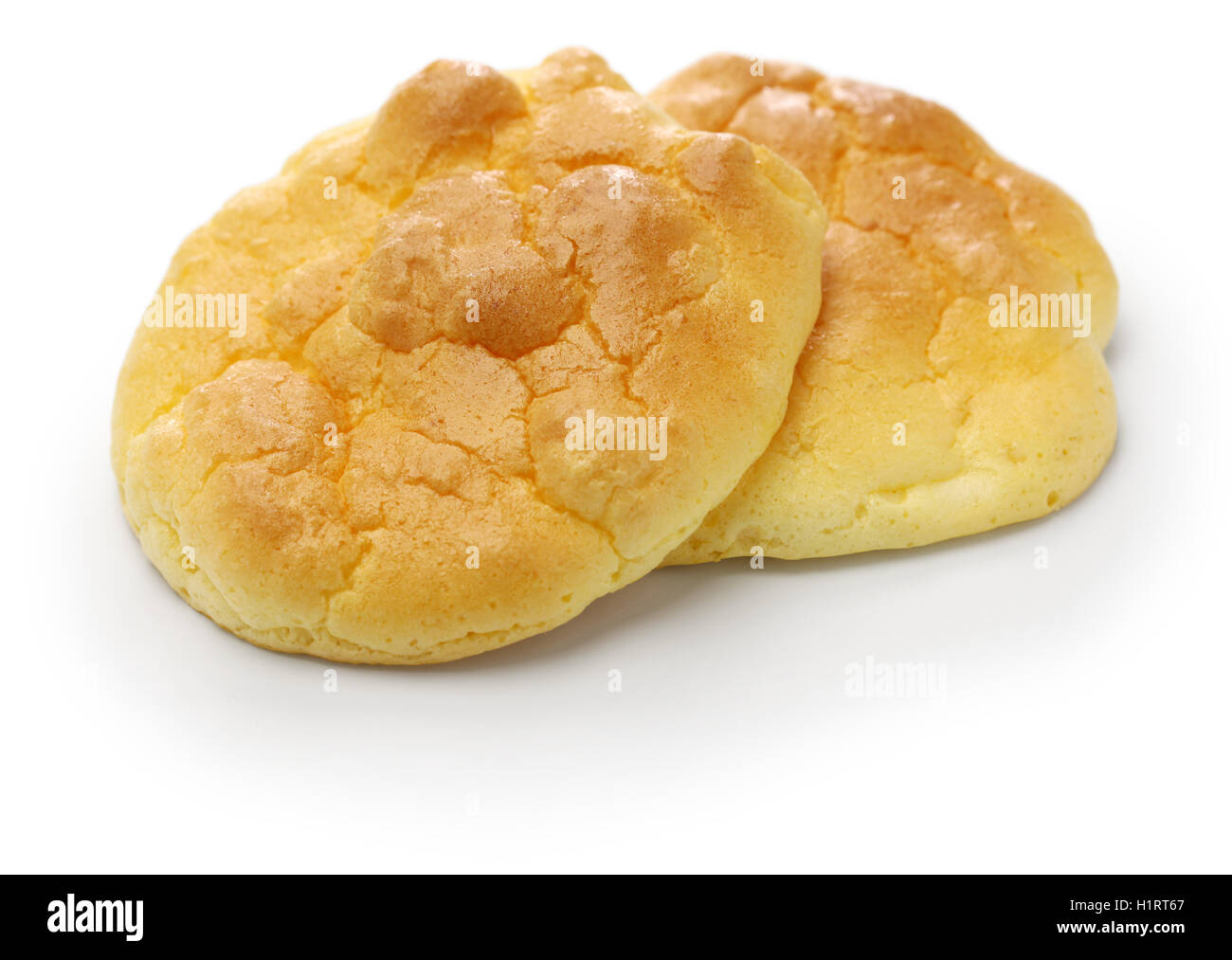 La nube no es pan pan carb. hecho con huevos, queso crema, crema de sarro. Foto de stock