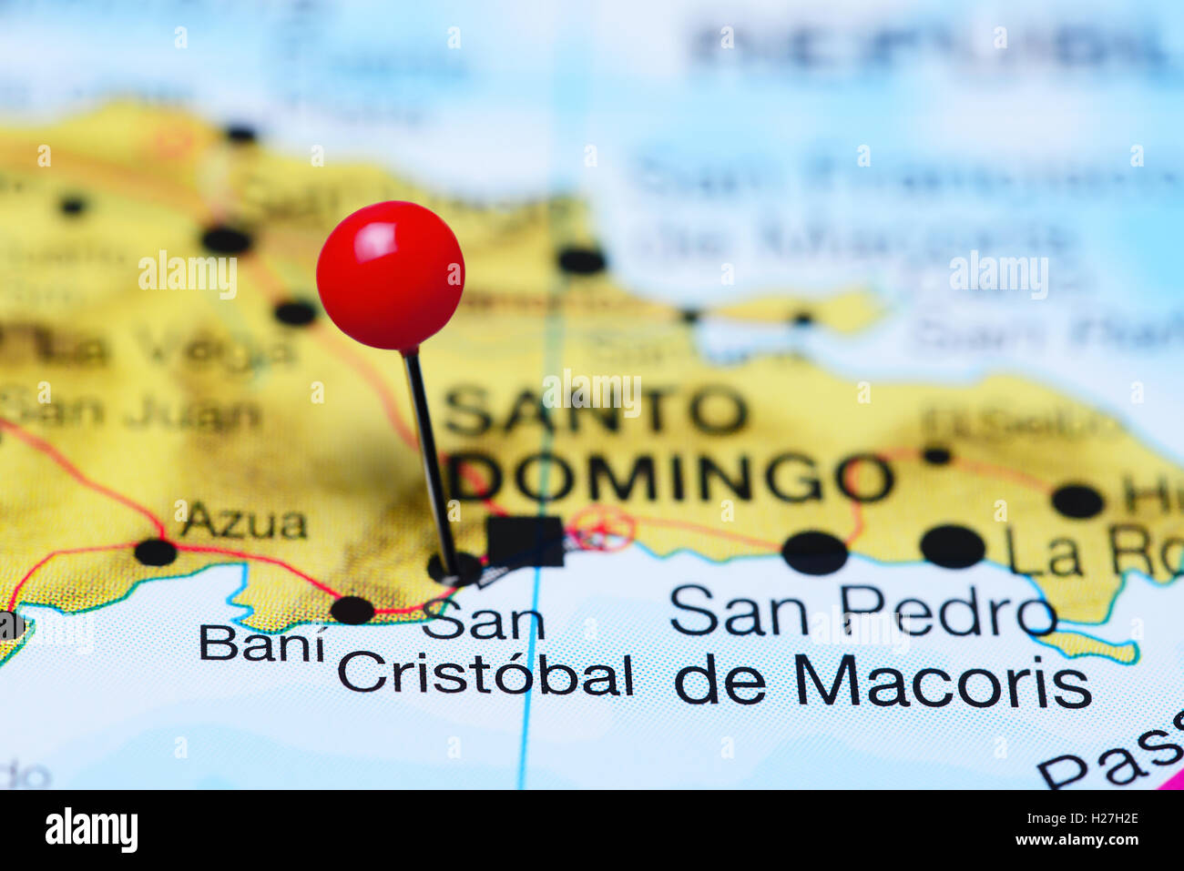San Cristóbal anclado en un mapa de República Dominicana Fotografía de stock Alamy San Cristóbal anclado en un mapa de República Dominicana Fotografía de stock Alamy