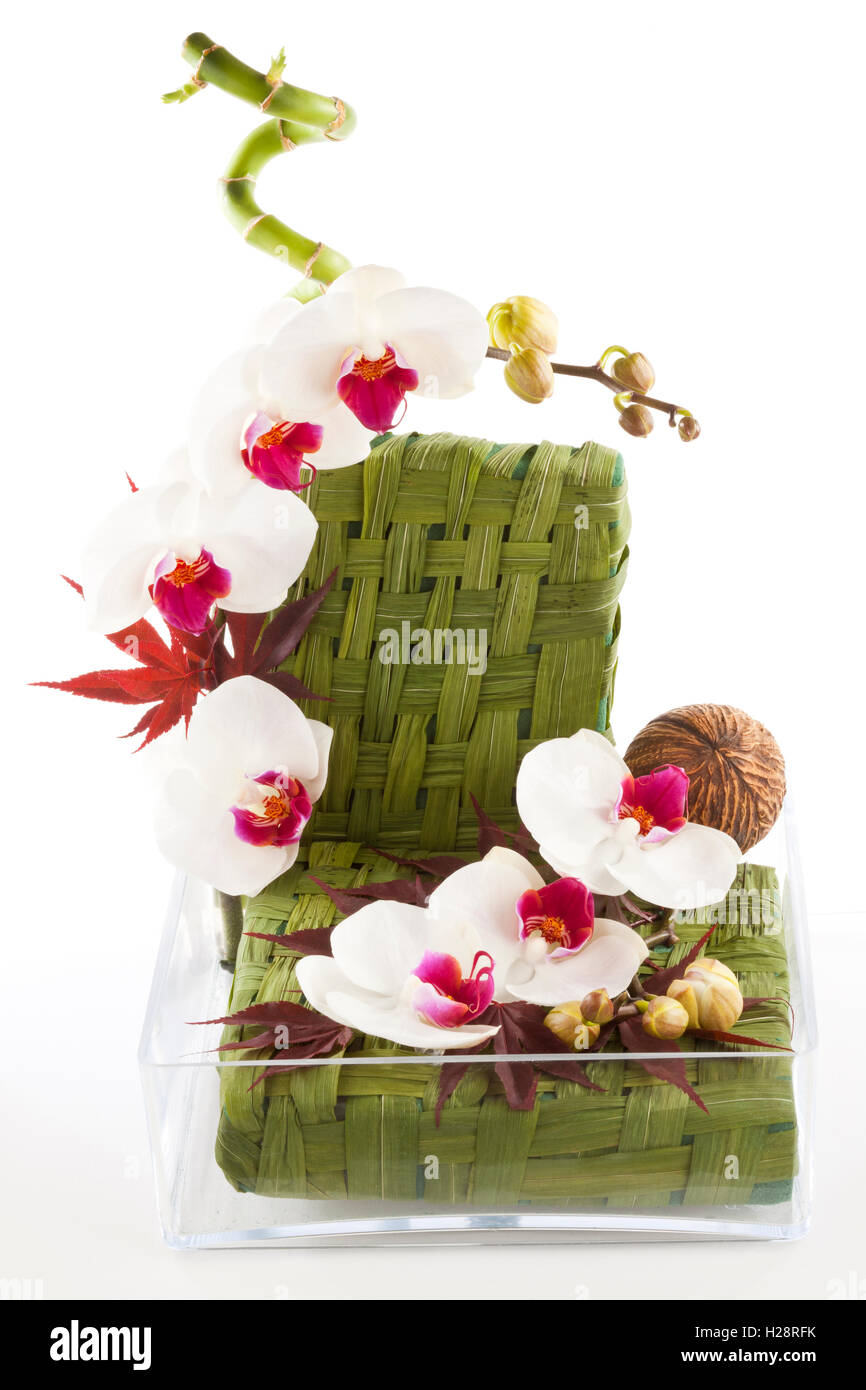 Arreglo floral con orquideas fotografías e imágenes de alta resolución -  Alamy