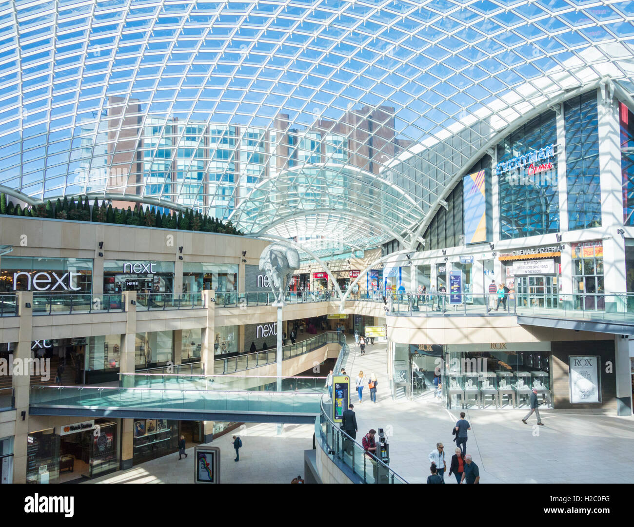 Trinity Leeds shopping center. Leeds, Yorkshire, Inglaterra.UK Foto de stock