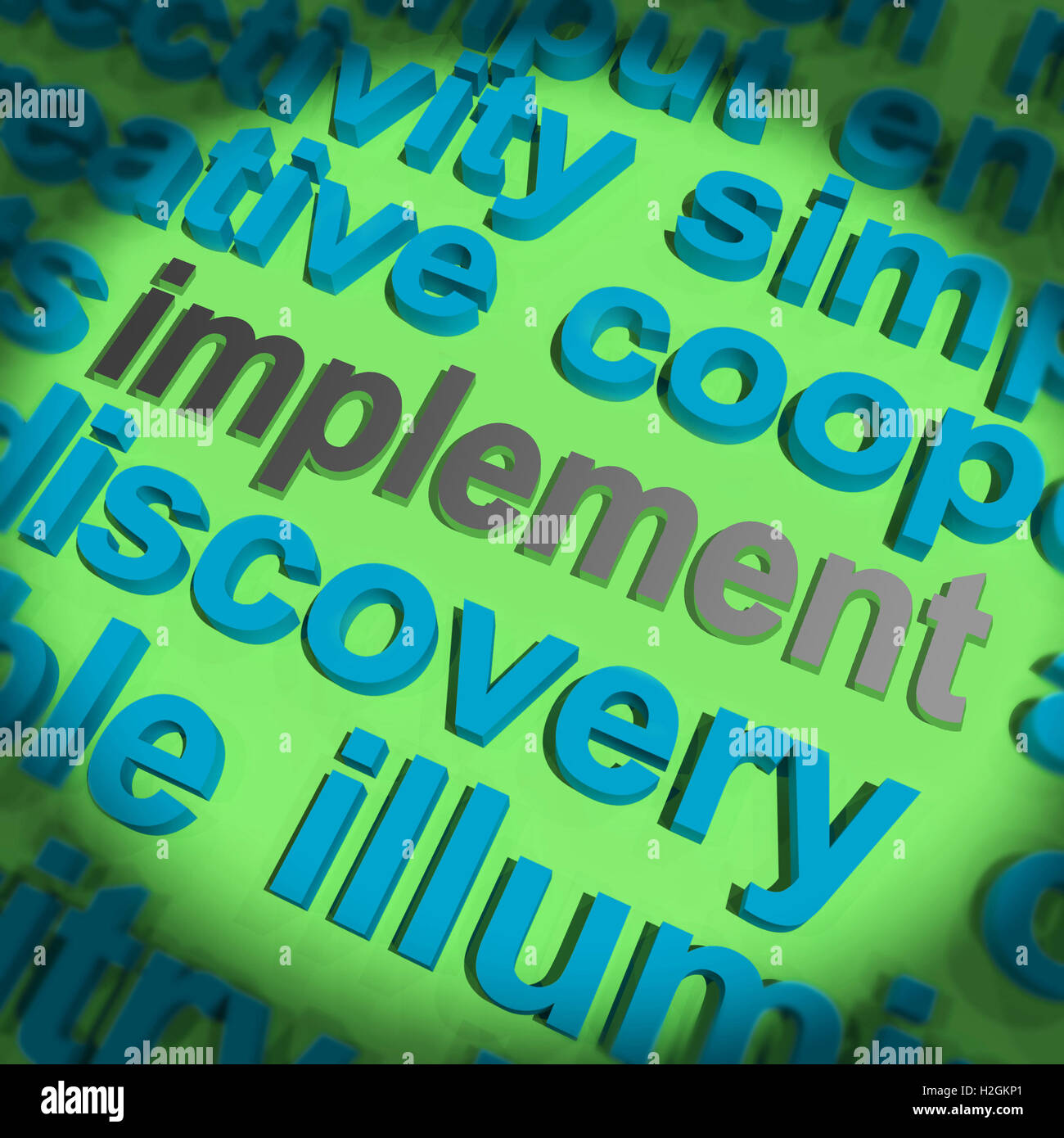 Aplicar palabra significa ejecutar o poner en práctica Fotografía de