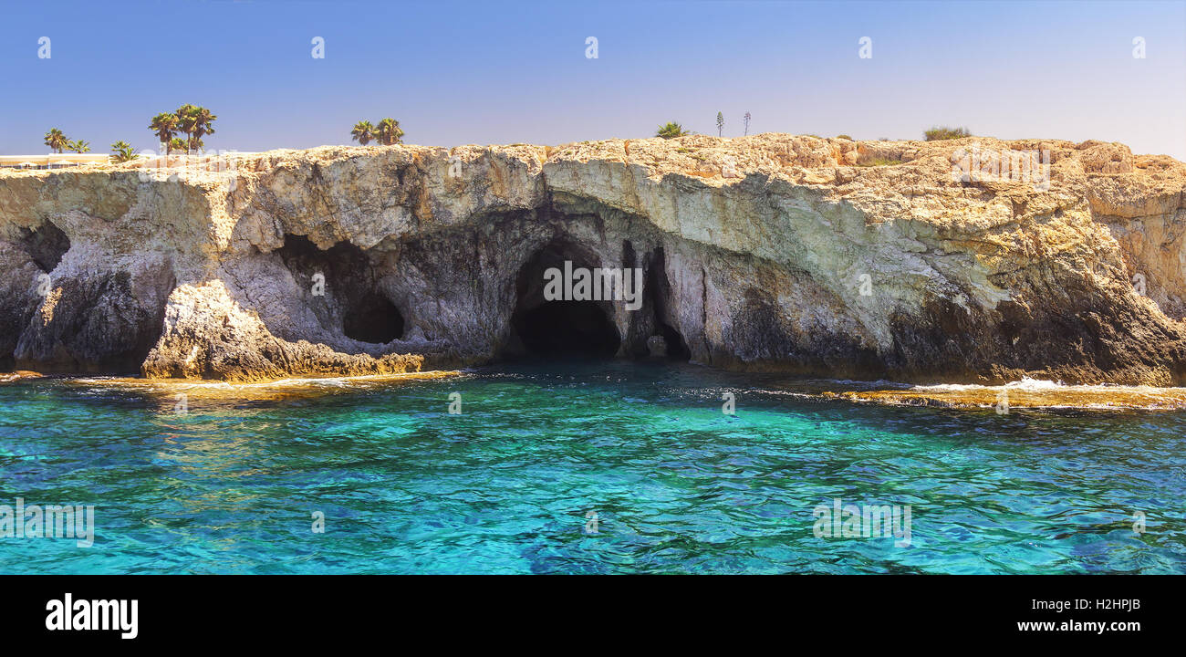 Las playas de Agia Napa. Chipre. Foto de stock