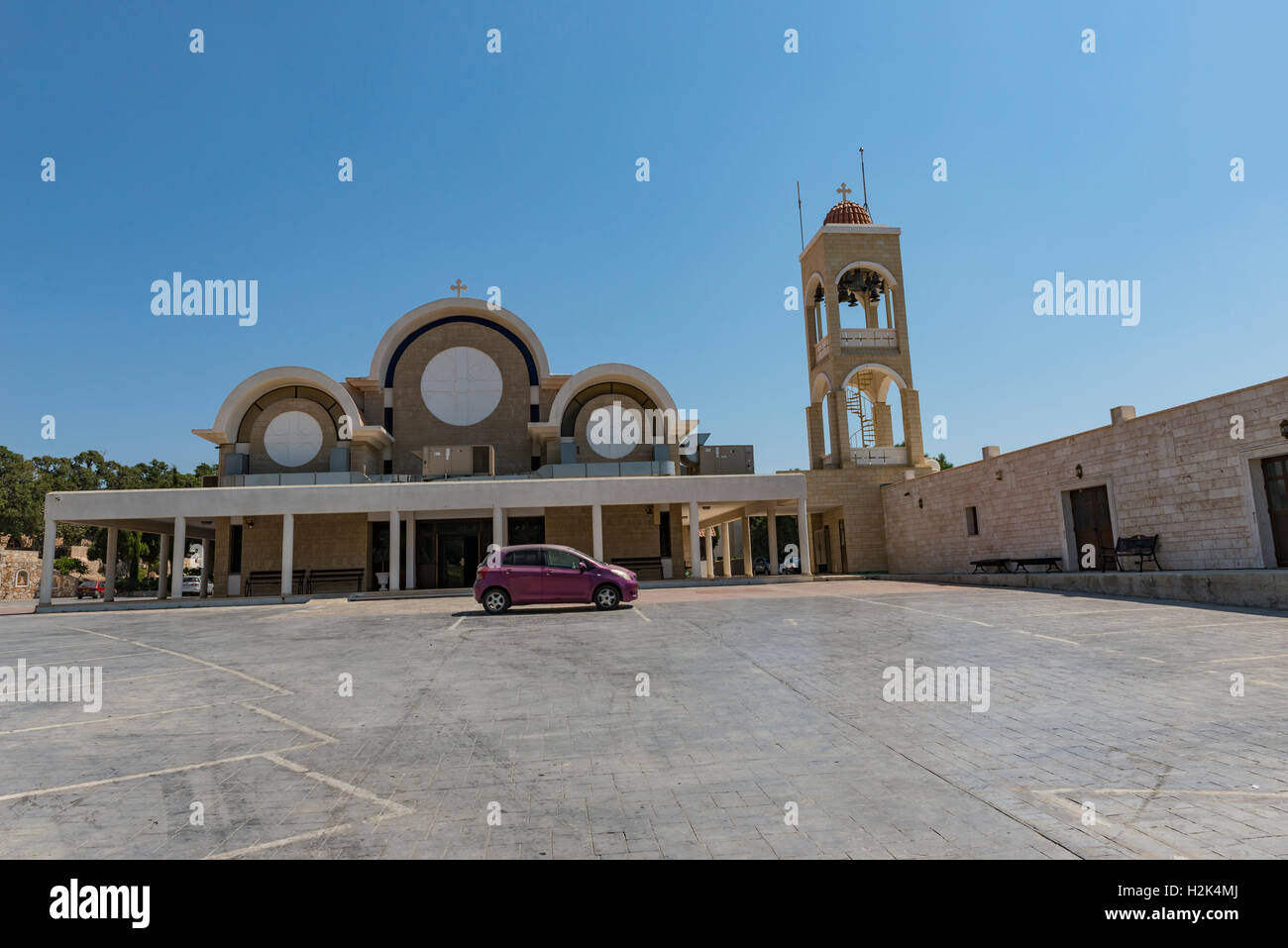 Iglesia de Panagia, Agia Napa Foto de stock