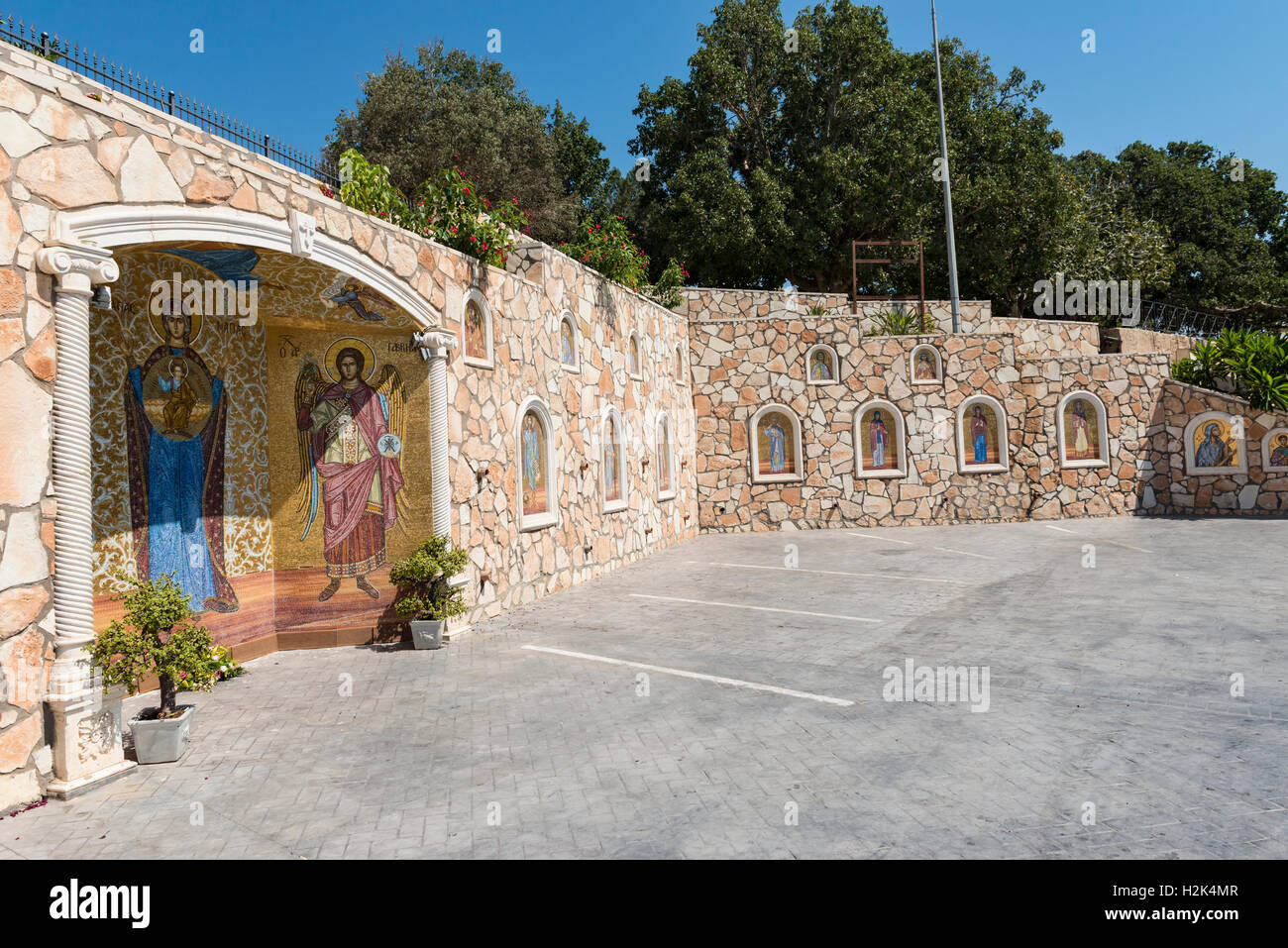 Iglesia de Panagia, Agia Napa Foto de stock
