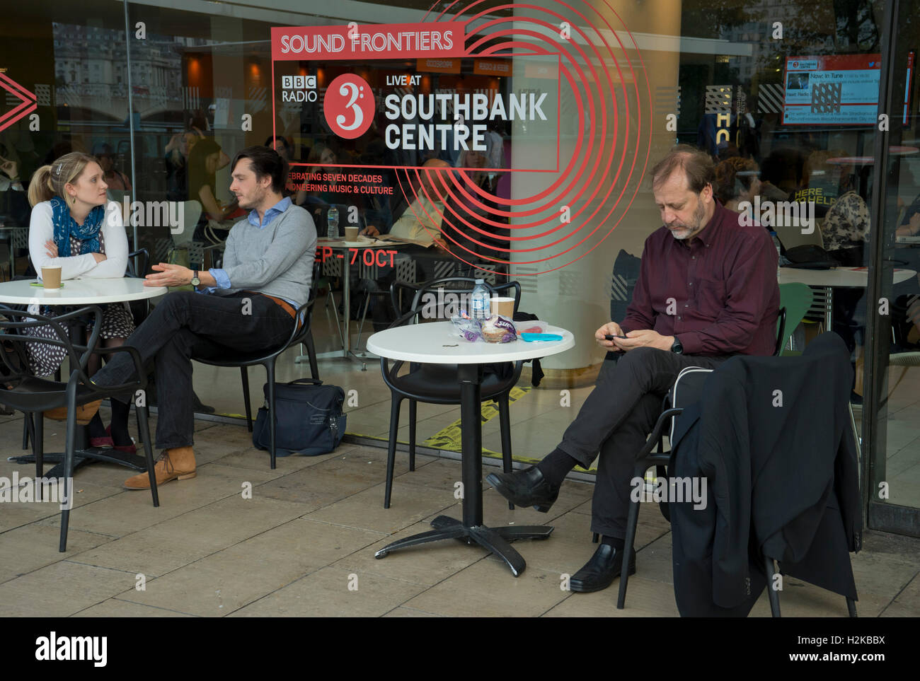 BBC Radio 3 studio en el centro de Southbank celebra siete décadas de la  música y la cultura. En la víspera del 70º aniversario del programa, el  veterano presentador Seán Rafferty aloja