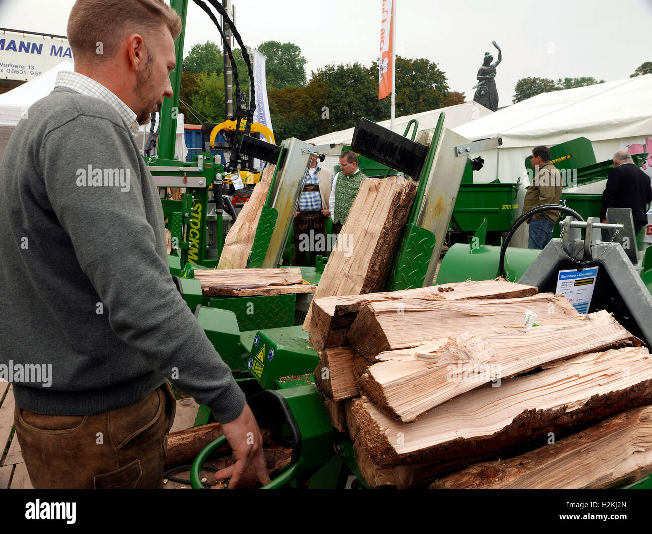 Feria de Agricultura de Baviera 2016 Munich Alemania Europa Foto de stock