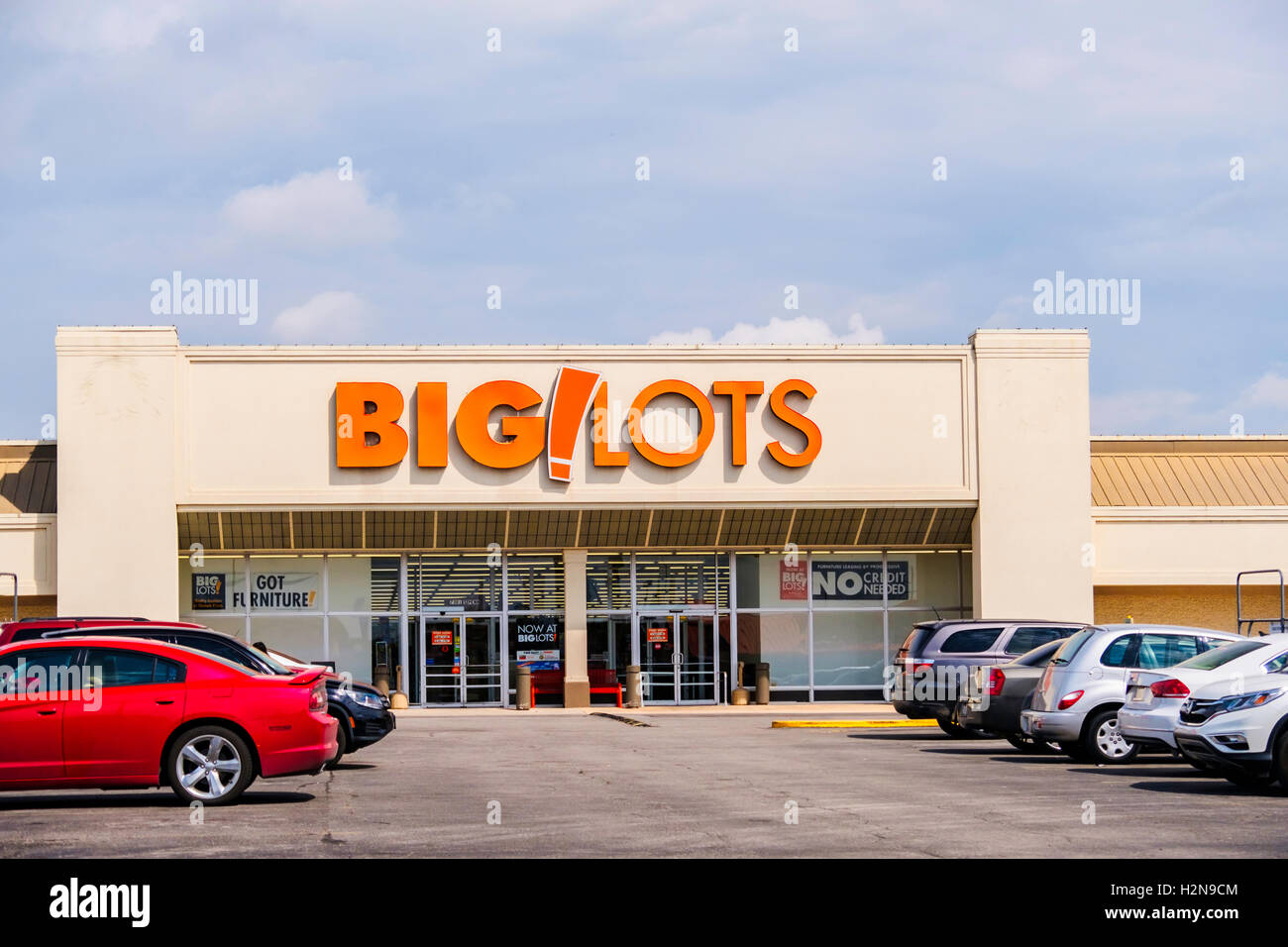 Big Lots descuento tienda exterior. 7301 S. Pensilvania, Oklahoma City, Oklahoma, Estados Unidos. Foto de stock