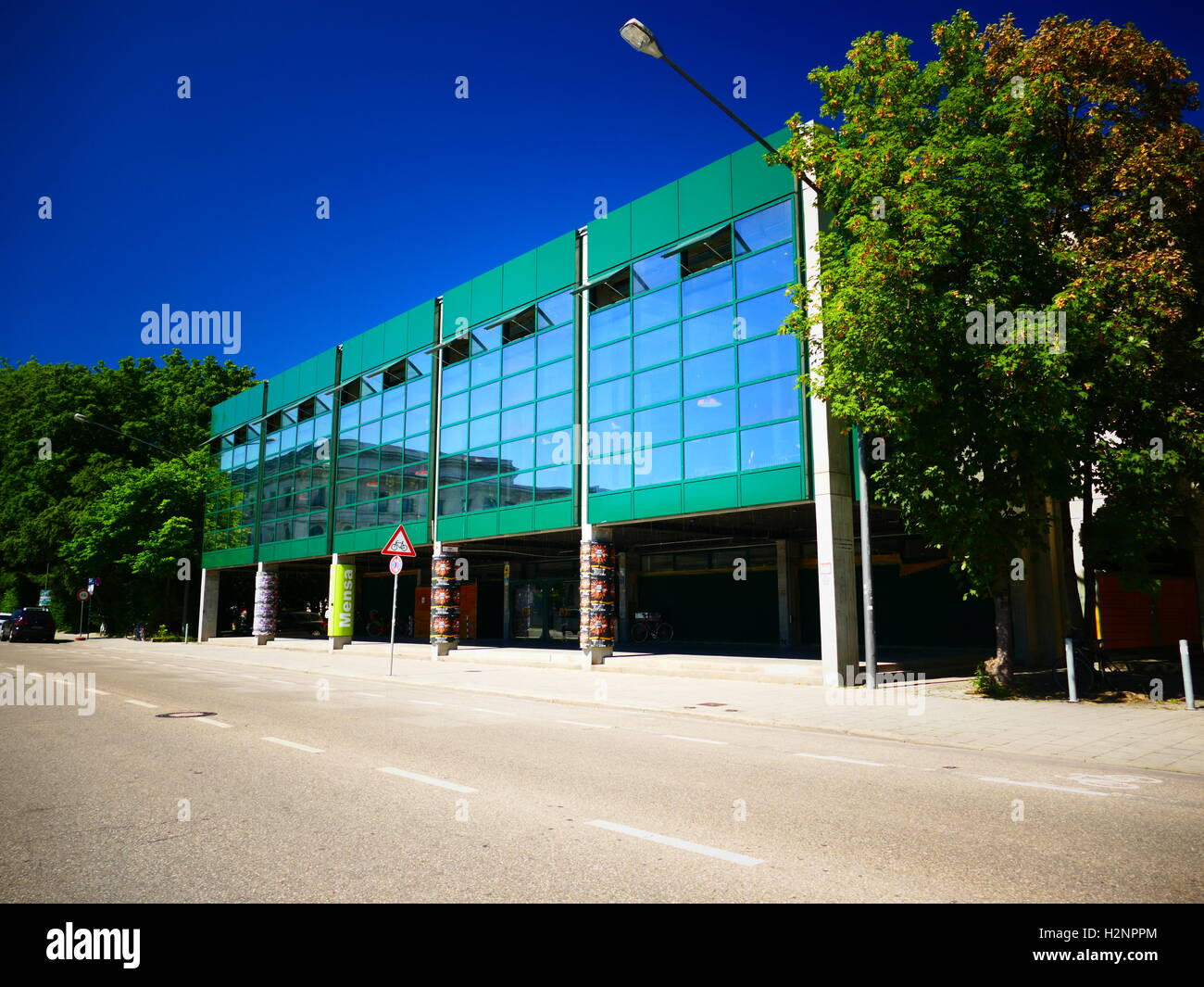 Europa Alemania Munich Universidad Técnica de Munich Foto de stock