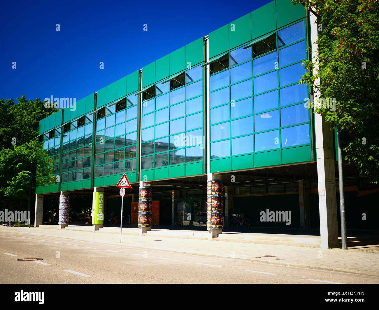 Europa Alemania Munich Universidad Técnica de Munich Foto de stock