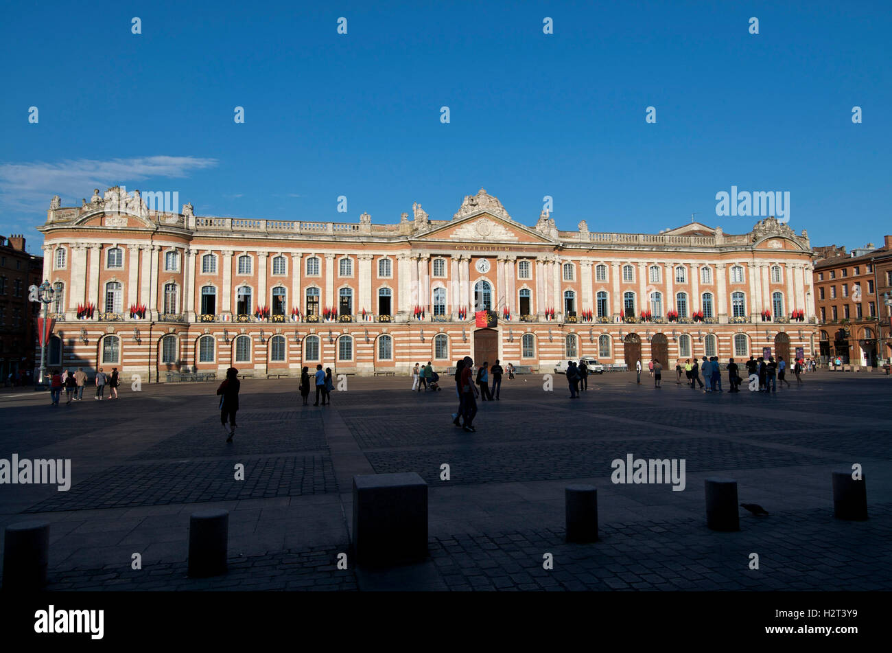 Place du Capitole, Toulouse, Haute Garonne, Francia, Europa Foto de stock