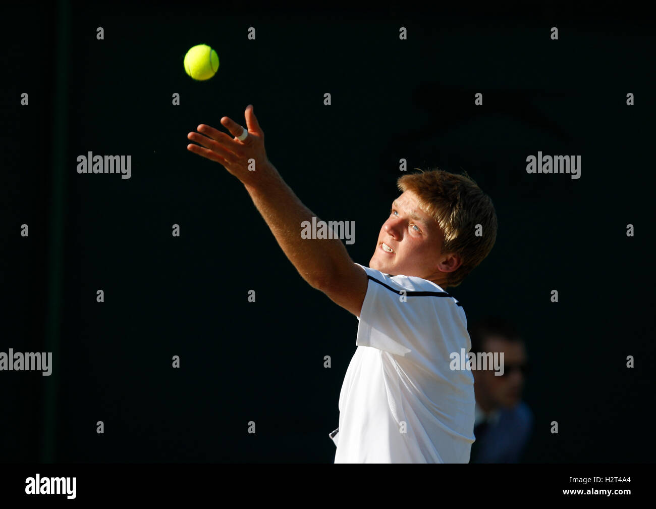 Junior coinciden, Kevin Krawietz, Alemania, Wimbledon 2010, ITF torneos del Grand Slam, Wimbledon, Inglaterra, Reino Unido, Europa Foto de stock