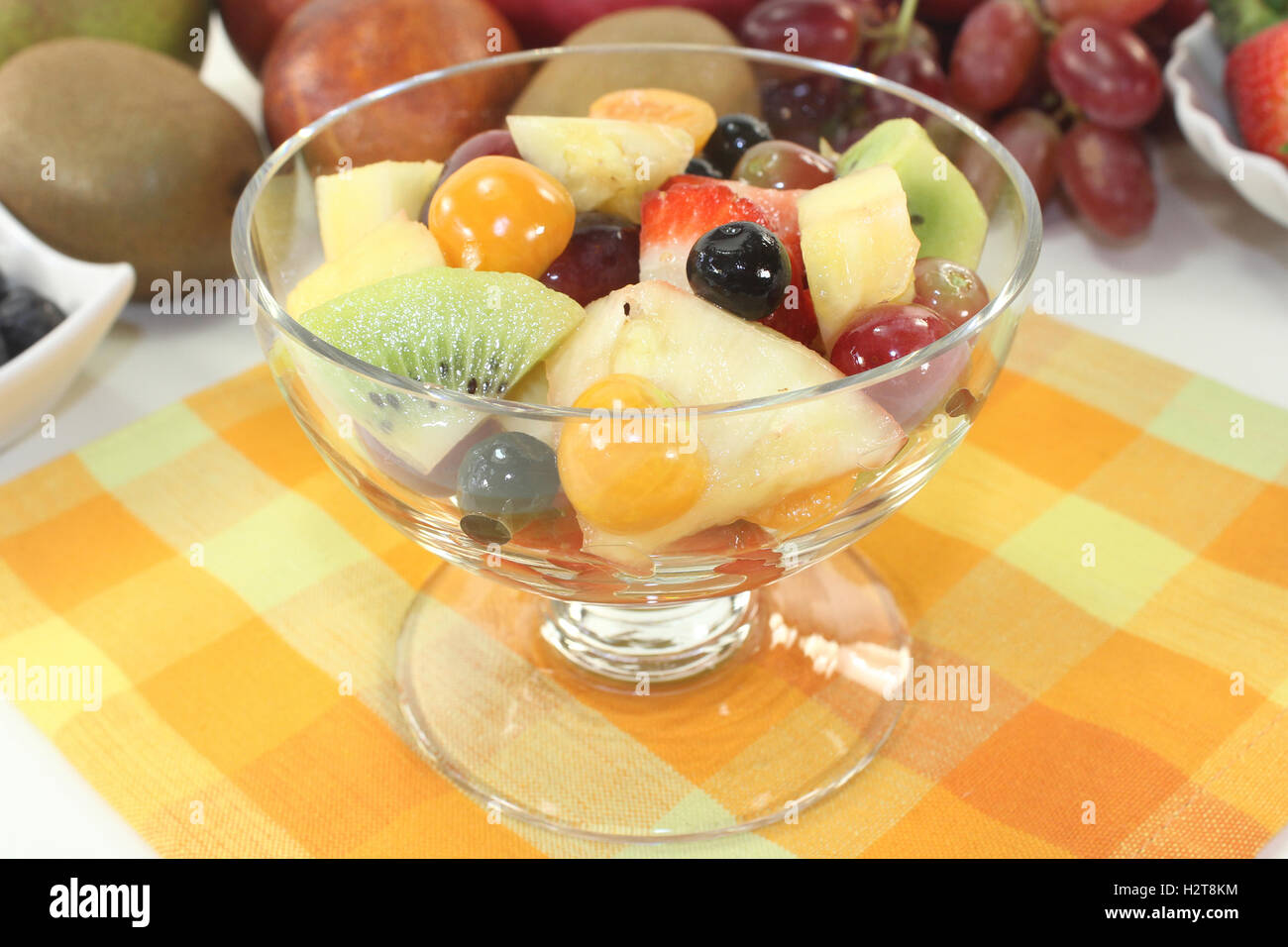 Ensalada de frutas Foto de stock