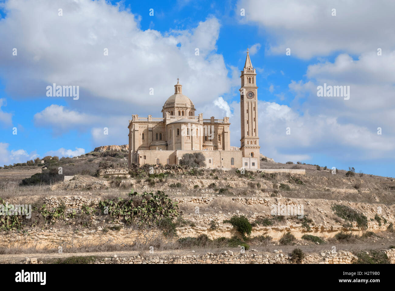 Basílica de Ta Pinu, Gharb, Gozo, Malta Foto de stock