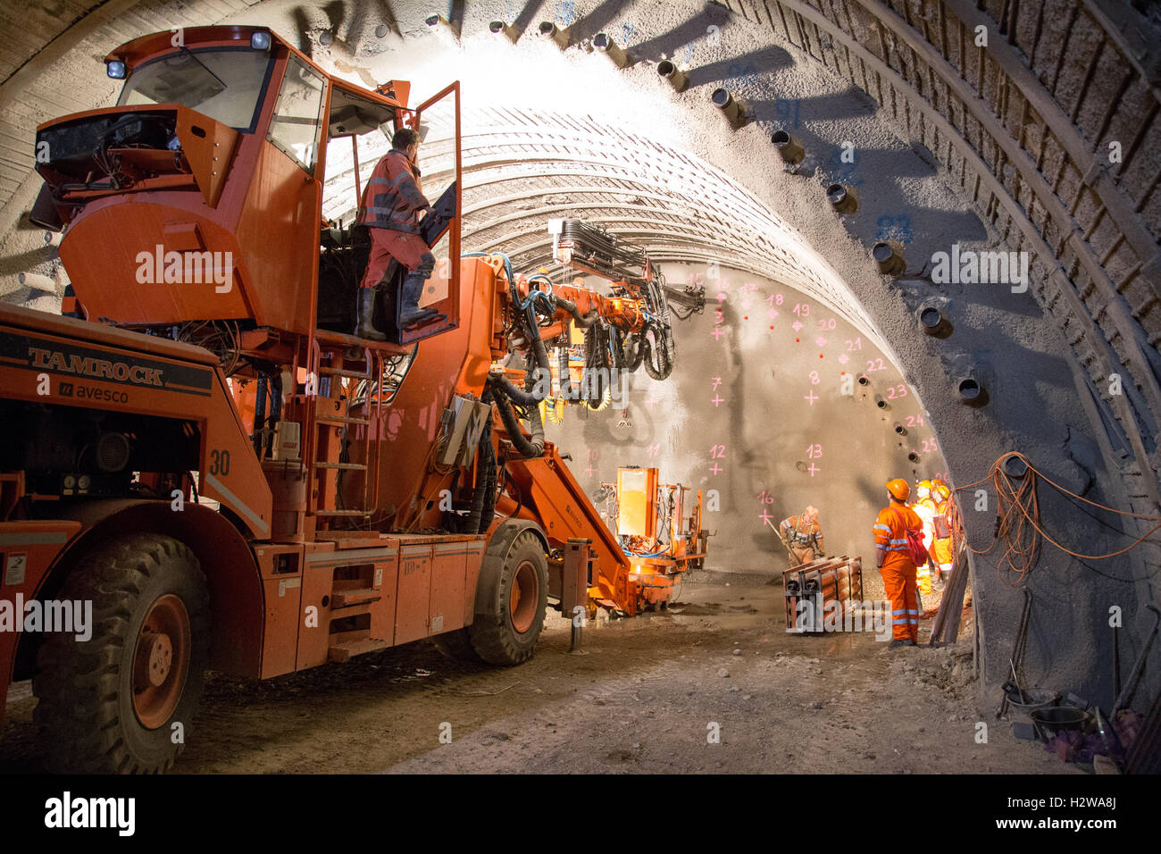Túnel piperoof lechada Foto de stock