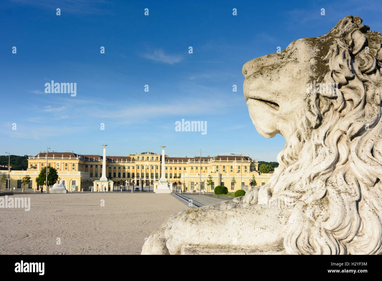 Wien, Viena: palacio castillo Schloss Schönbrunn, 13, Wien, Austria Foto de stock