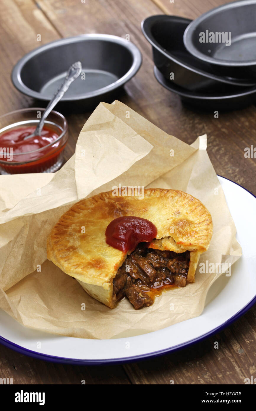 Pastel de carne australiano fotografías e imágenes de alta resolución