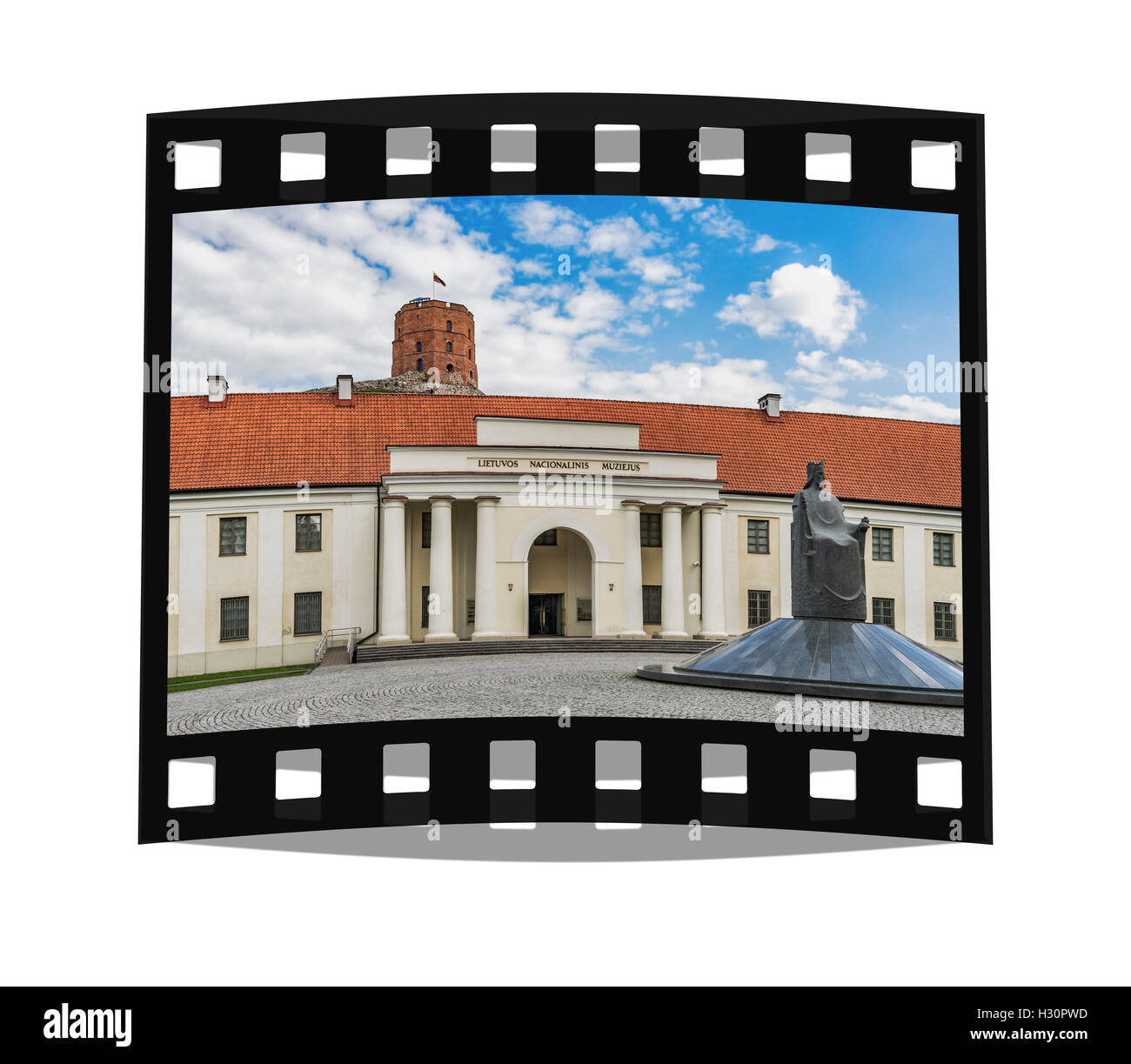 En el nuevo arsenal son piezas del Museo Nacional de Lituania, Vilna, Lituania, Países Bálticos, Europa Foto de stock