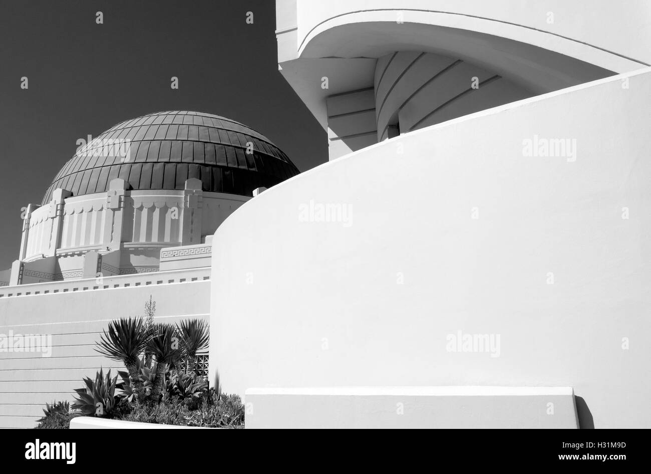 Observatorio Griffith Hollywood la California EE.UU. Foto de stock