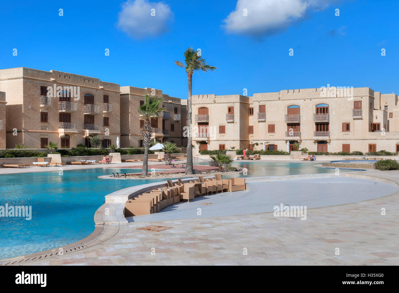 Fuerte Chambray, Ghajnsielem, Gozo, Malta Foto de stock