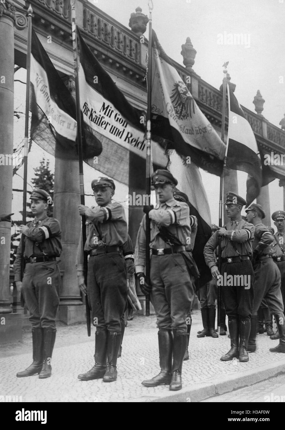 'Monarchist rally en el ''Día de Potsdam'', de 1933" Foto de stock