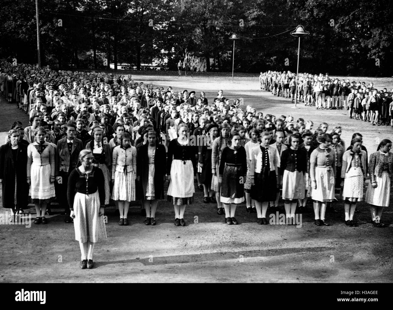 La juventud nominal en el Sudetenland, 1938 Foto de stock