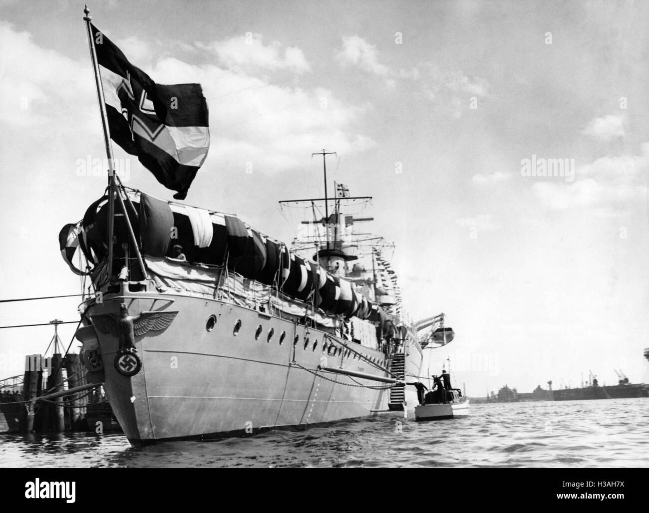 El día de la marinería en Hamburgo, 1935 Foto de stock