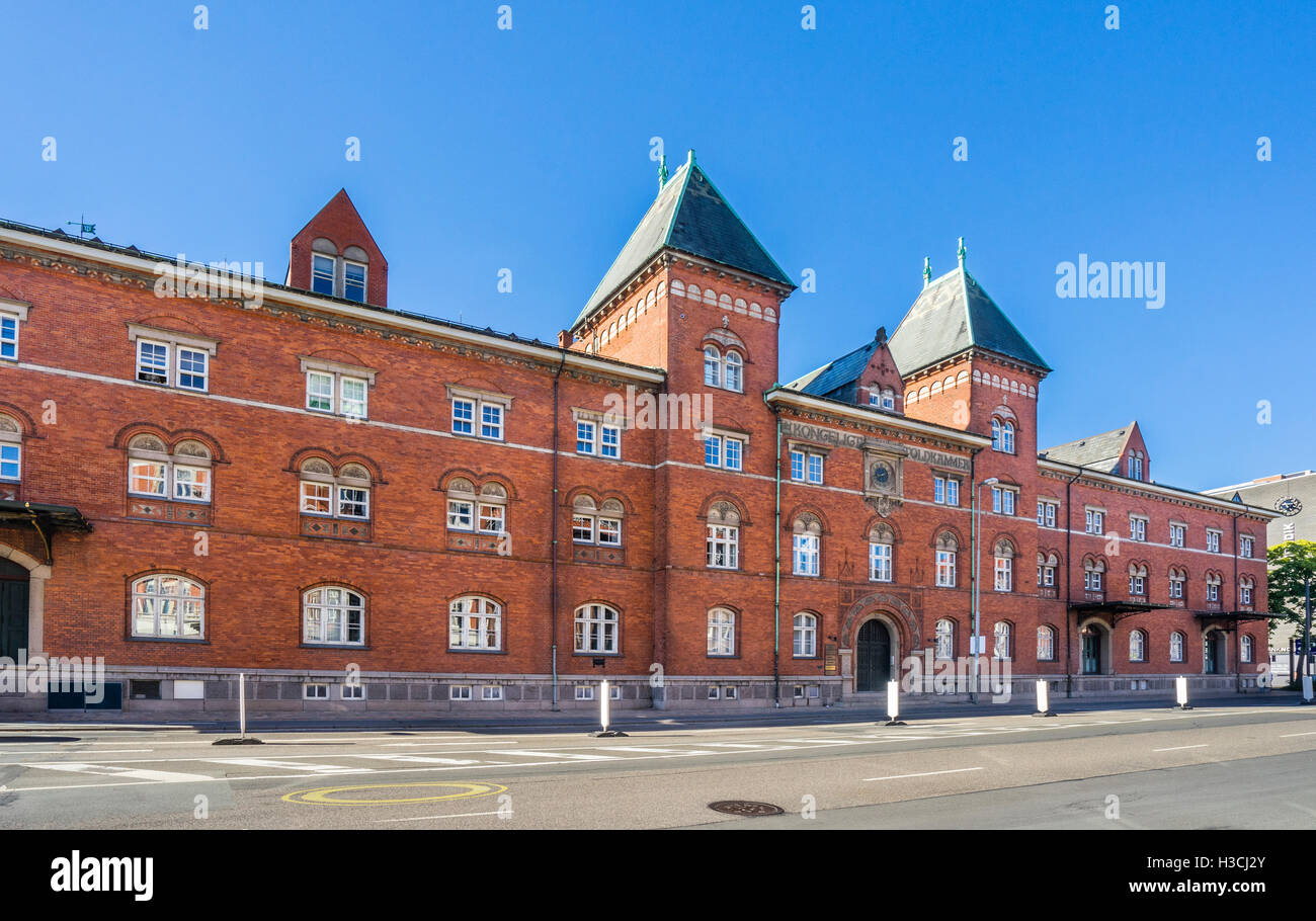 Dinamarca, Fionia, Odense, vista de la Kongeligt Toldtkammer, la aduana histórico Foto de stock