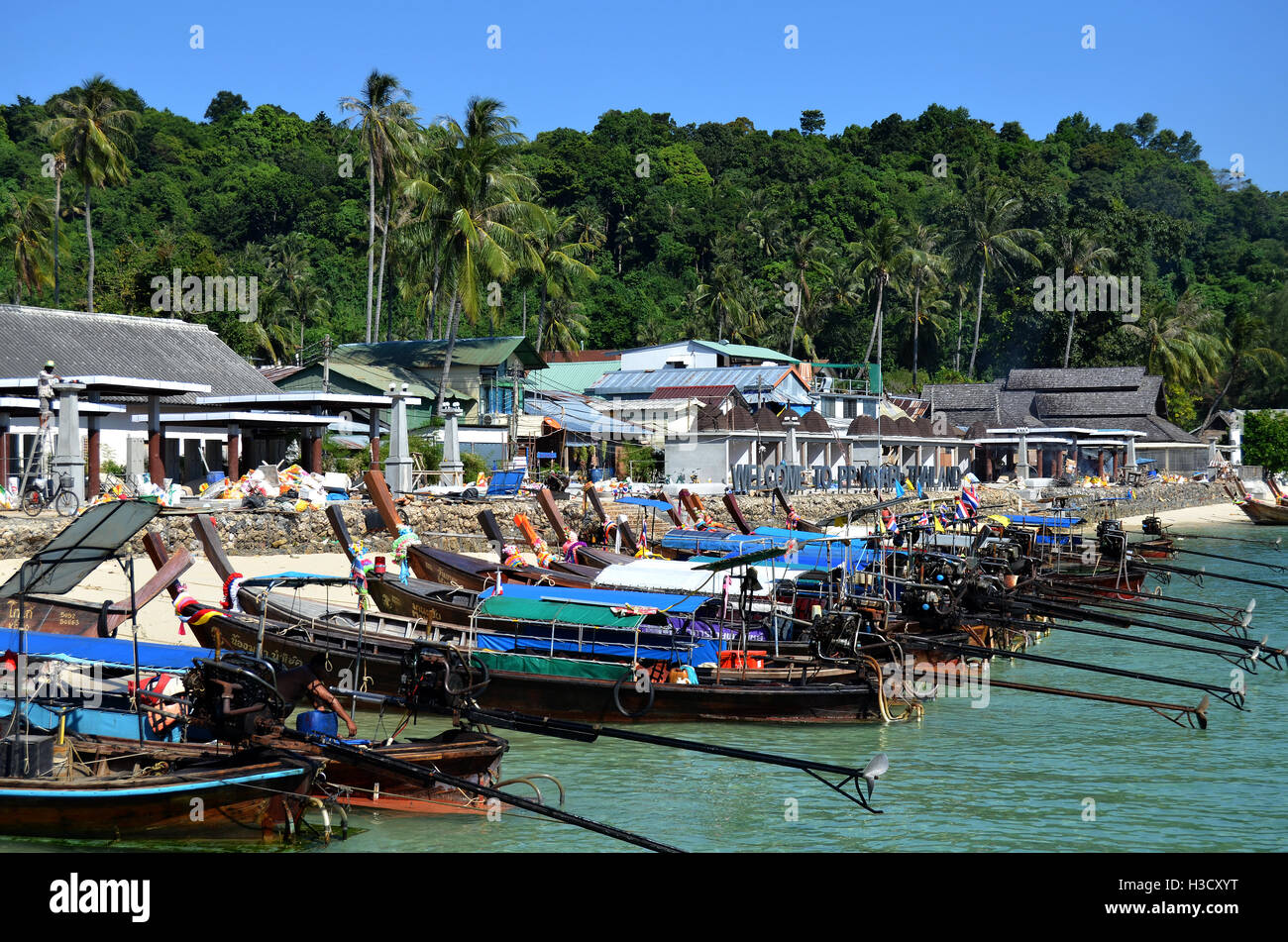 Bahía de Koh Phi Phi Don, Tailandia Foto de stock