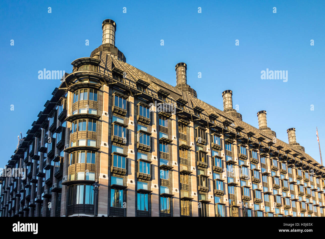 Portcullis House, edificio del gobierno británico. Londres, Reino Unido Foto de stock