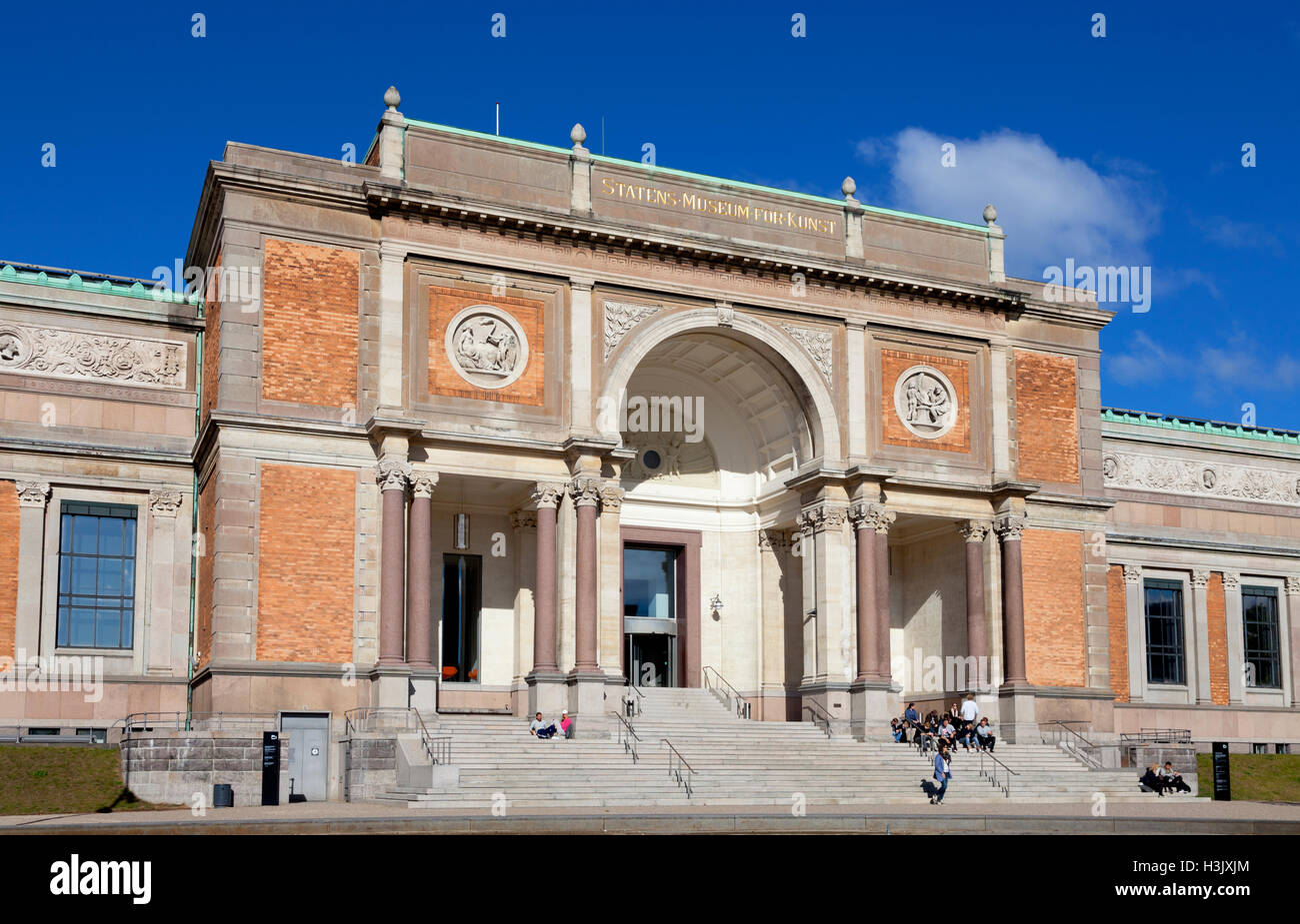 La Galería Nacional de Dinamarca. Statens Museum for Kunst, en Copenhague. Foto de stock