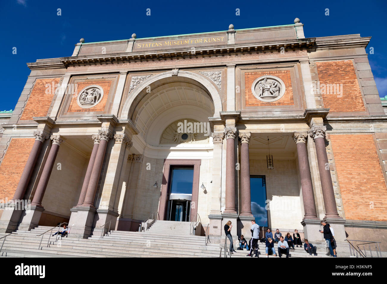 La Galería Nacional de Dinamarca. Statens Museum for Kunst, en Copenhague. Foto de stock