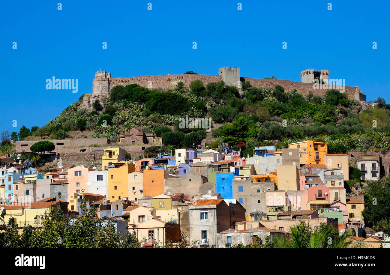 Bosa, Cerdeña, Italia Foto de stock