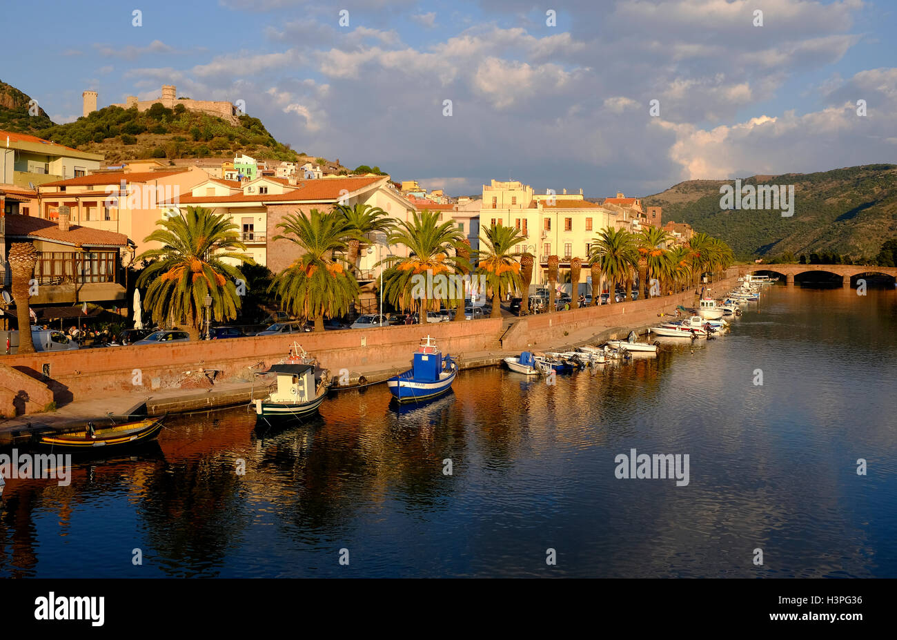 Bosa, Cerdeña, Italia Foto de stock