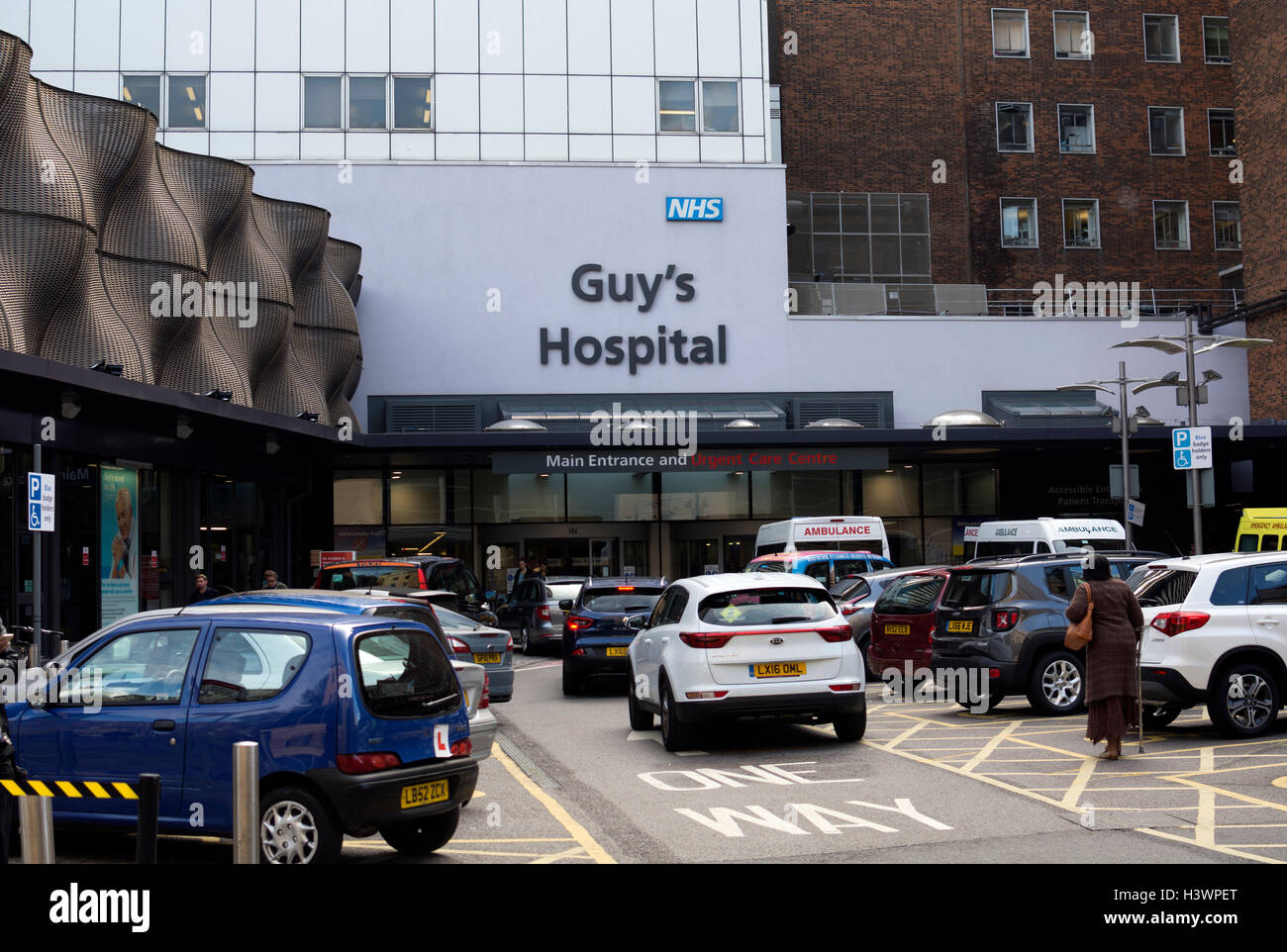 Guy's Hospital, Londres, Reino Unido. Foto de stock