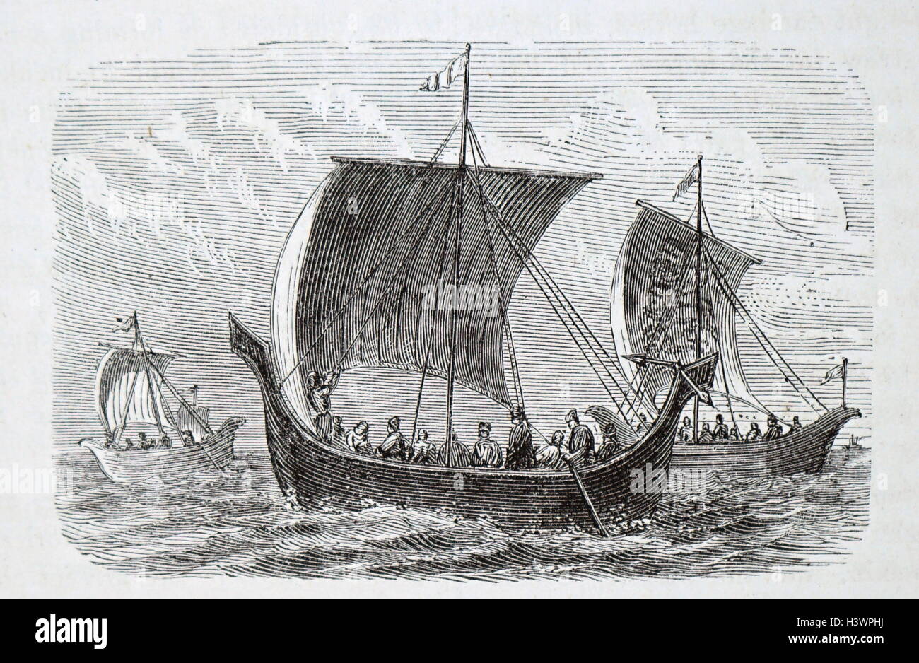 Grabado De Los Barcos Fotos e Imágenes de stock Alamy