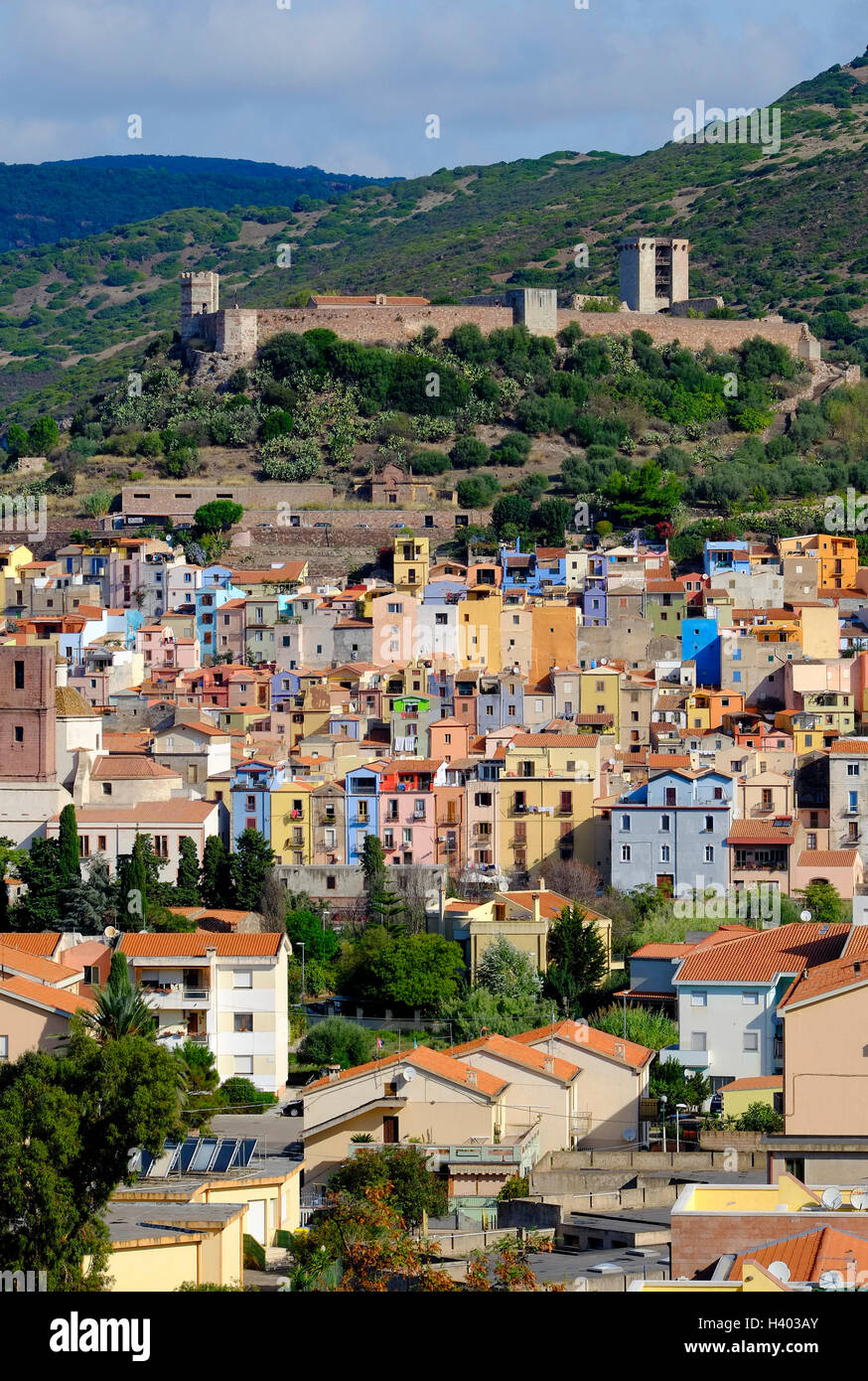 Bosa, Cerdeña, Italia Foto de stock