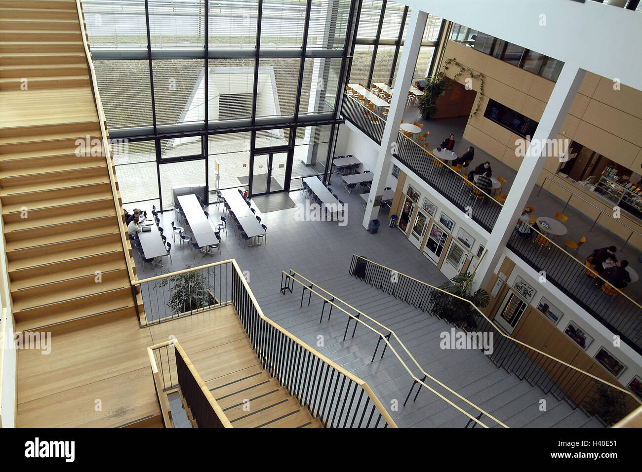 Universidad Coblenza-landau, escalera, desde arriba, Alemania, universidad,  colegio, universidad, escuela técnica avanzada, escaleras, arquitectura,  diseño de interiores, ventana, ventana delantera, interior Fotografía de  stock - Alamy
