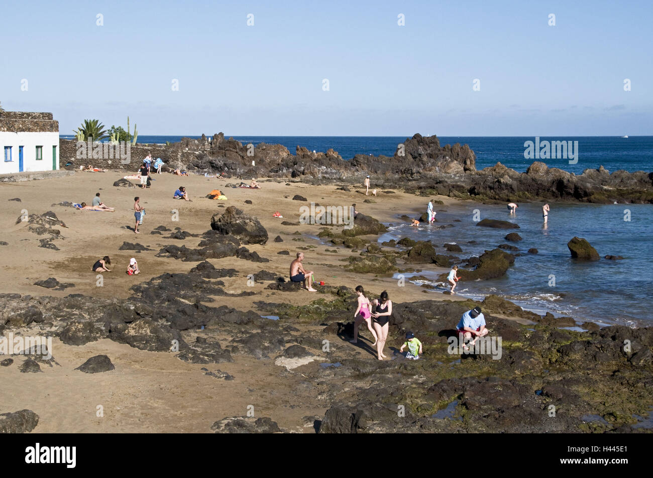 Playa Chica, Puerto del Carmen, Lanzarote, Islas Canarias, España  Fotografía de stock - Alamy