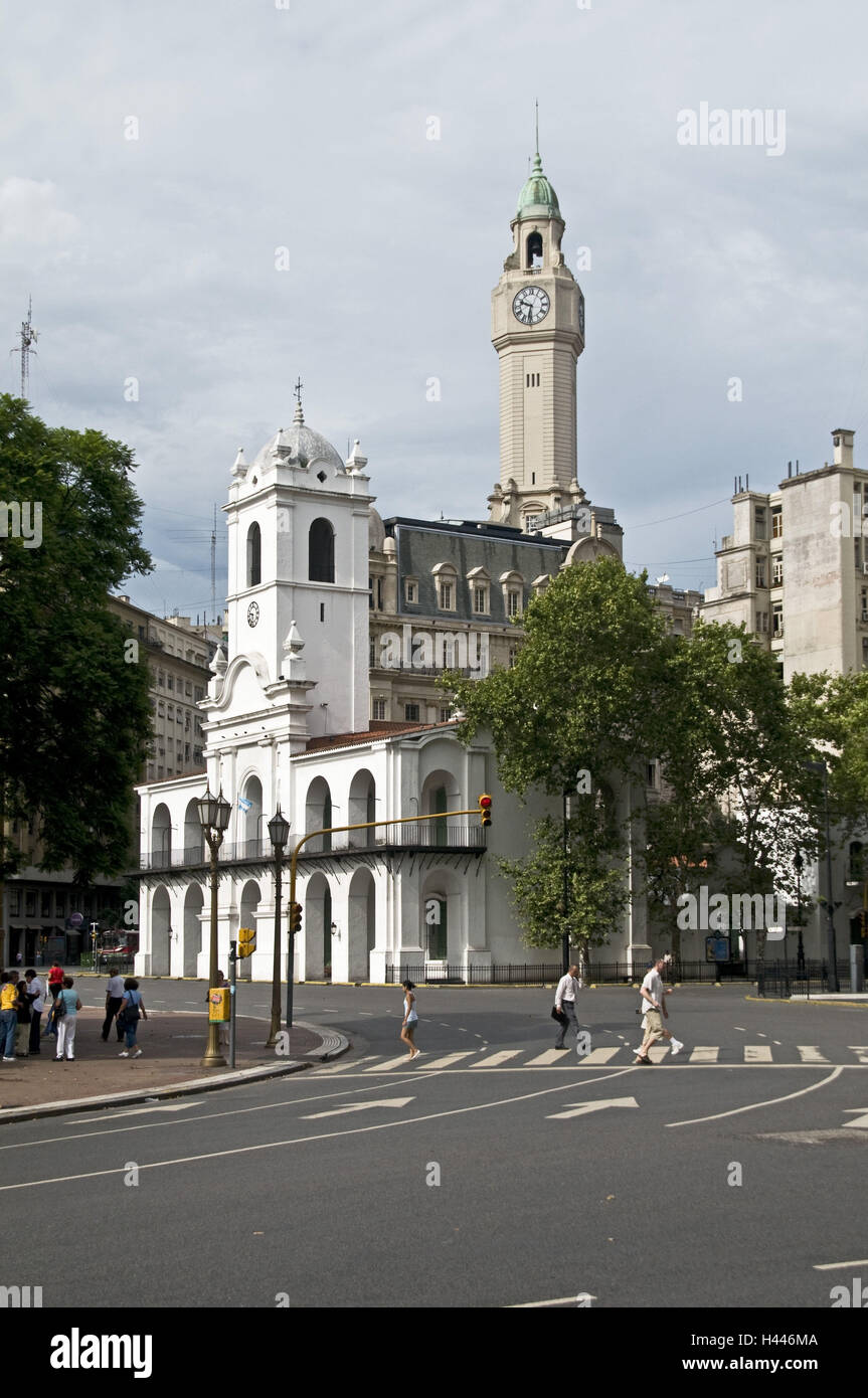 Argentina, Buenos Aires, City Hall, el transeúnte, Foto de stock