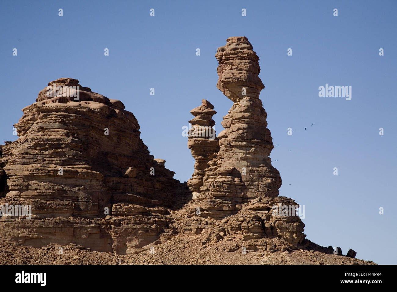 Arabia Saudita, provincia de Tabuk, Hisma-mundo montañoso, Foto de stock